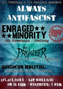 Konzert: „ALWAYS ANTIFASCIST“