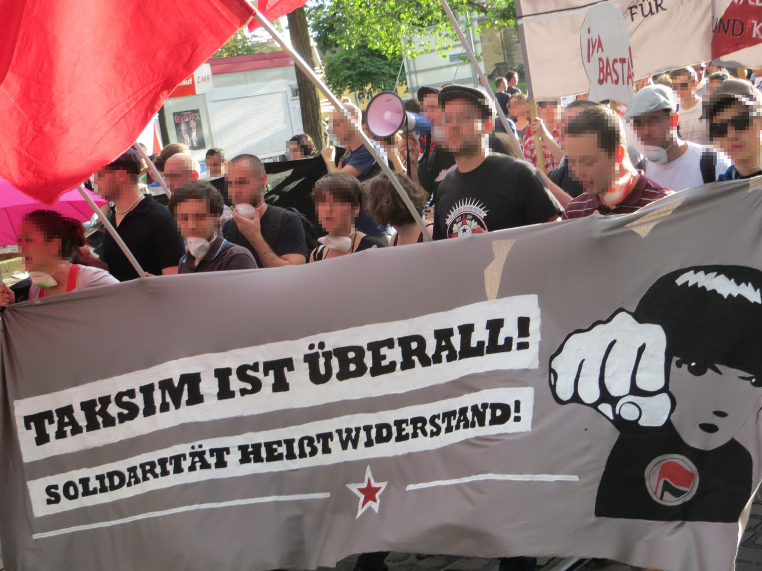 Bericht der Demonstration “Taksim ist überall! Solidarität heißt Widerstand!”